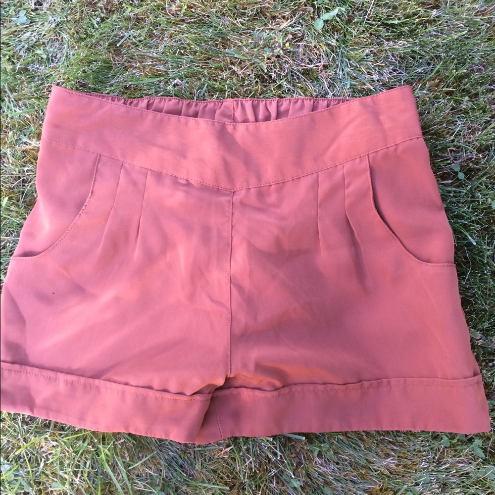 Burnt orange shorts